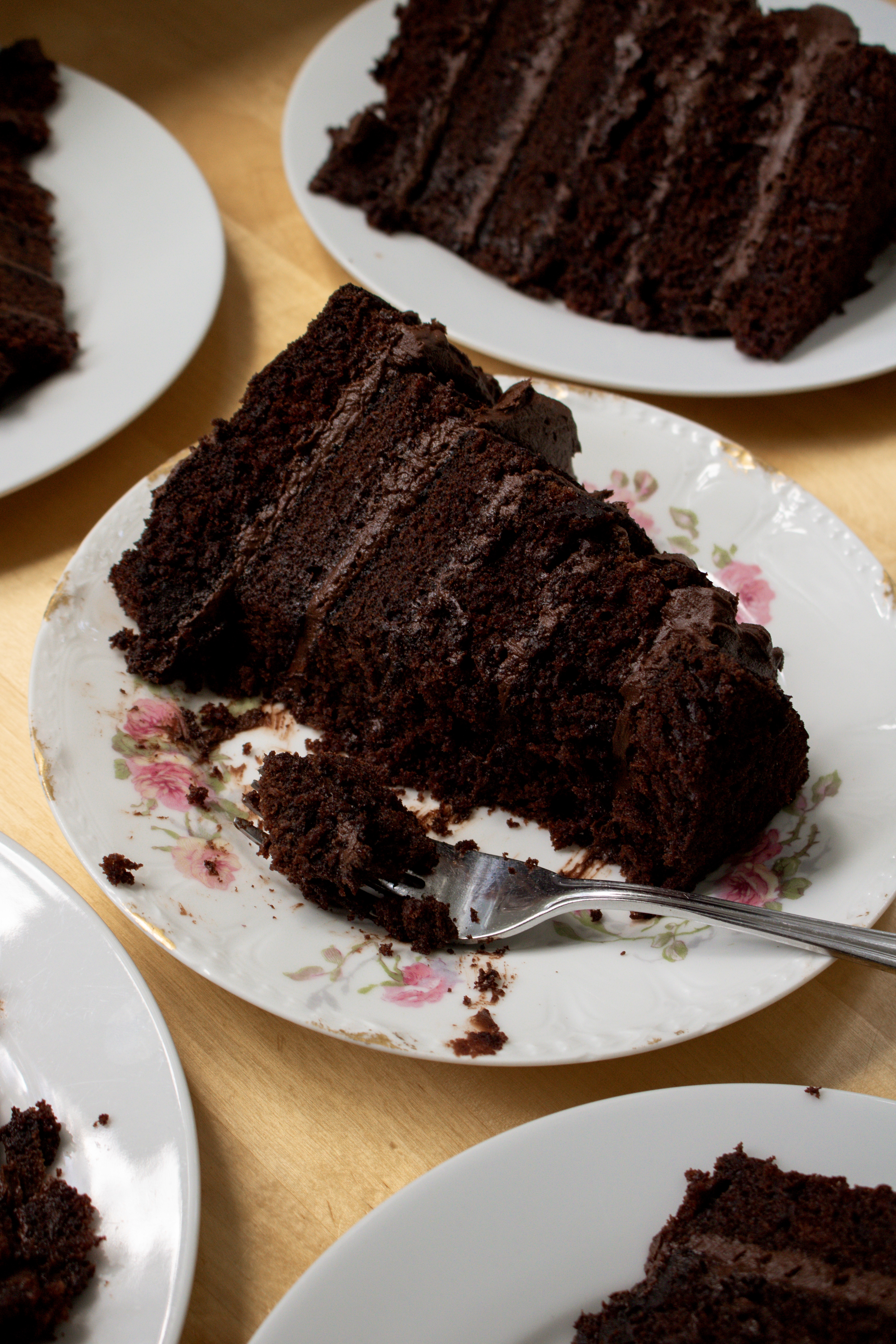 Rich Six-Layer Chocolate Cake