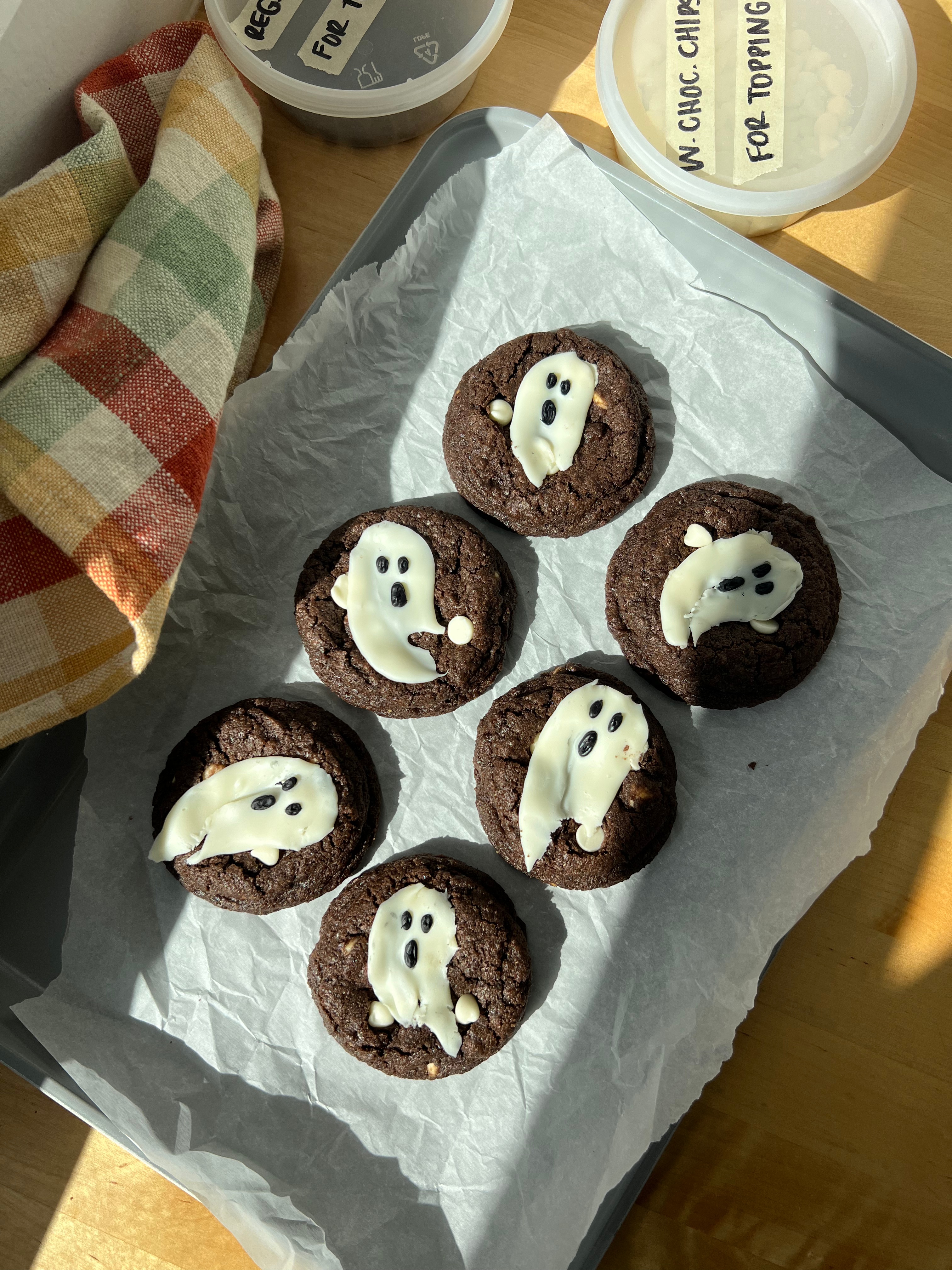 Halloween Ghost Cookies